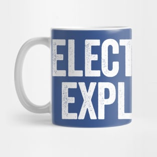 Electricity Explained Blue Mug